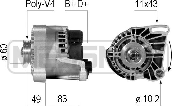 ERA 210086R - Генератор autozip.com.ua