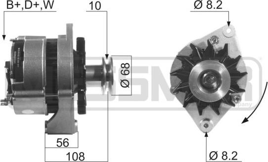 ERA 210108R - Генератор autozip.com.ua