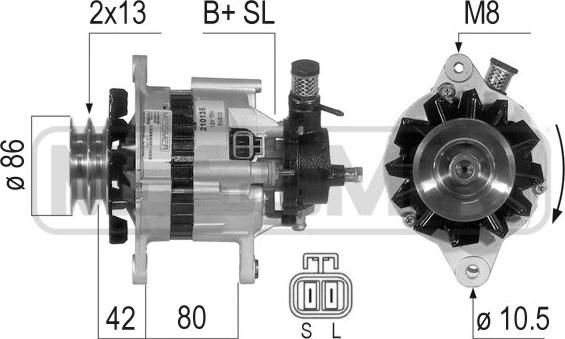 ERA 210135R - Генератор autozip.com.ua