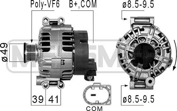 ERA 210855 - Генератор autozip.com.ua