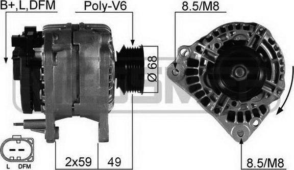 ERA 210256R - Генератор autozip.com.ua