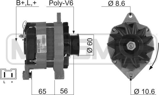 ERA 210258R - Генератор autozip.com.ua