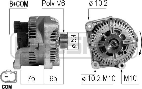 ERA 210735A - Генератор autozip.com.ua
