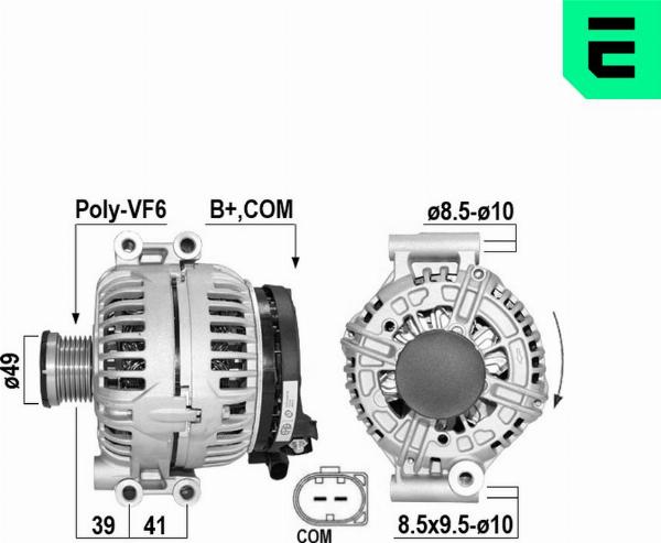ERA 211054A - Генератор autozip.com.ua