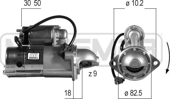 ERA 220506R - Стартер autozip.com.ua