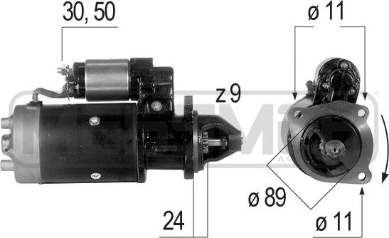 ERA 220307R - Стартер autozip.com.ua