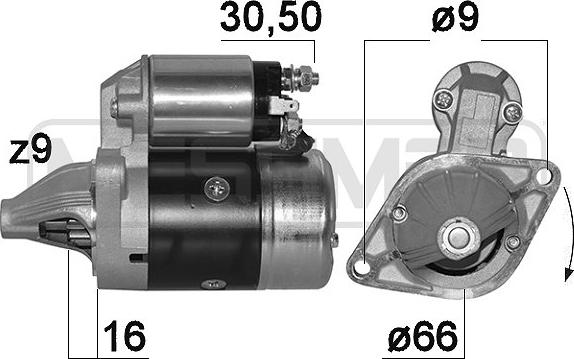 ERA 220217A - Стартер autozip.com.ua