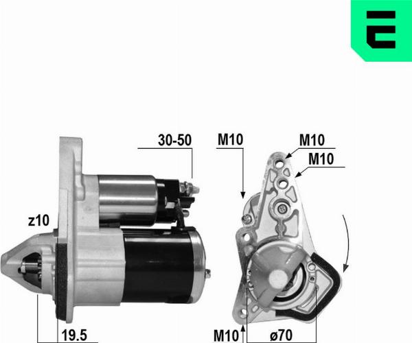 ERA 221095A - Стартер autozip.com.ua