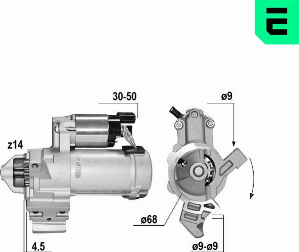 ERA 221156A - Стартер autozip.com.ua
