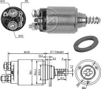 ERA ZM4744 - Тягове реле, стартер autozip.com.ua