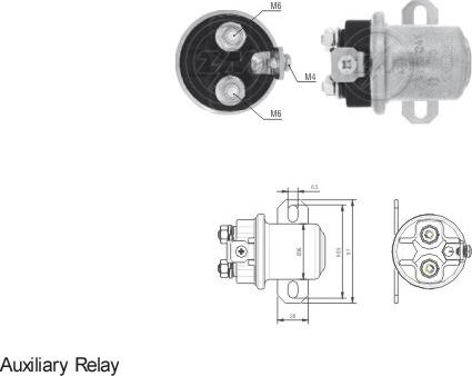 ERA ZM6408 - Тягове реле, стартер autozip.com.ua