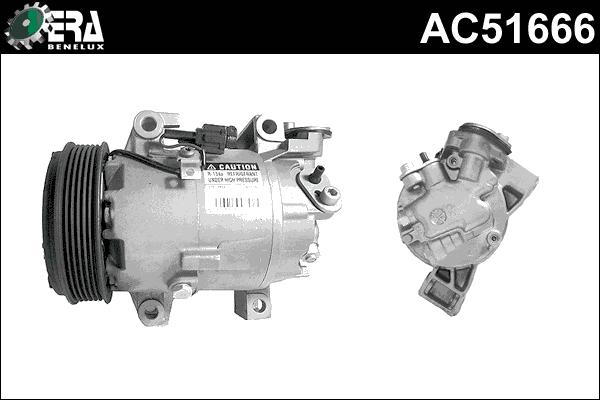 ERA Benelux AC51666 - Компресор, кондиціонер autozip.com.ua