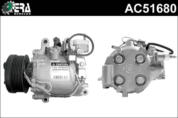 ERA Benelux AC51680 - Компресор, кондиціонер autozip.com.ua