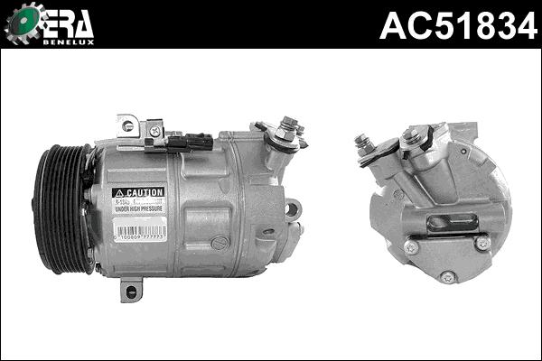 ERA Benelux AC51834 - Компресор, кондиціонер autozip.com.ua