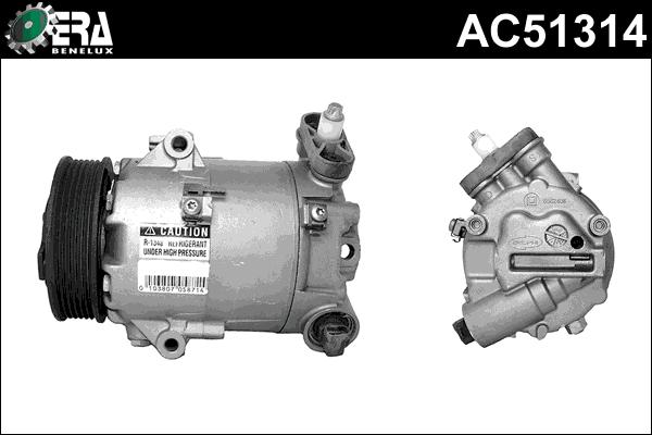 ERA Benelux AC51314 - Компресор, кондиціонер autozip.com.ua