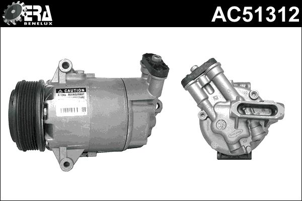 ERA Benelux AC51312 - Компресор, кондиціонер autozip.com.ua