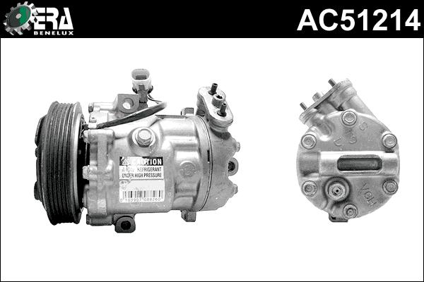 ERA Benelux AC51214 - Компресор, кондиціонер autozip.com.ua