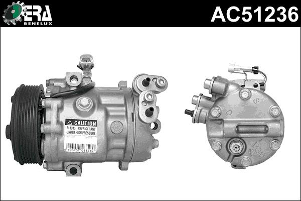 ERA Benelux AC51236 - Компресор, кондиціонер autozip.com.ua