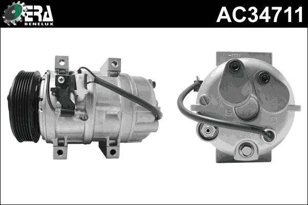 ERA Benelux AC34711 - Компресор, кондиціонер autozip.com.ua