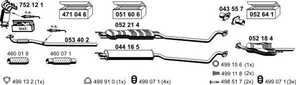 ERNST 050469 - Система випуску ОГ autozip.com.ua