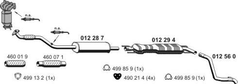 ERNST 051067 - Система випуску ОГ autozip.com.ua