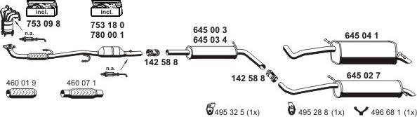 ERNST 190062 - Система випуску ОГ autozip.com.ua