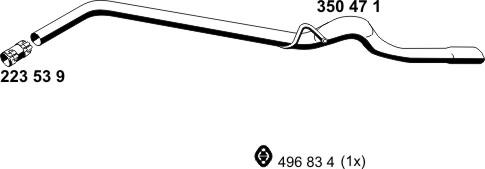 ERNST 350471 - Труба вихлопного газу autozip.com.ua