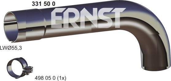 ERNST 331500 - Труба вихлопного газу autozip.com.ua
