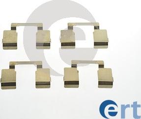 ERT 420048 - Комплектуючі, колодки дискового гальма autozip.com.ua