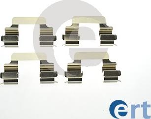 ERT 420052 - Комплектуючі, колодки дискового гальма autozip.com.ua