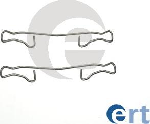 ERT 420057 - Комплектуючі, колодки дискового гальма autozip.com.ua