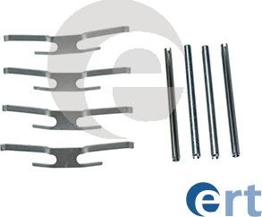 ERT 420065 - Комплектуючі, колодки дискового гальма autozip.com.ua
