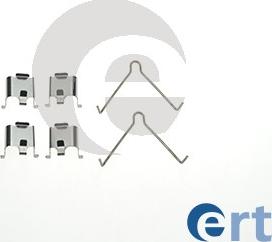 ERT 420015 - Комплектуючі, колодки дискового гальма autozip.com.ua