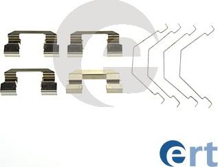 ERT 420089 - Комплектуючі, колодки дискового гальма autozip.com.ua