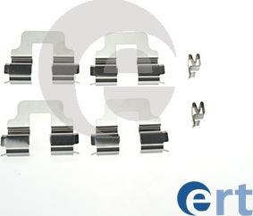ERT 420031 - Комплектуючі, колодки дискового гальма autozip.com.ua