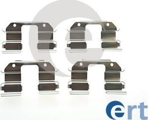 ERT 420075 - Комплектуючі, колодки дискового гальма autozip.com.ua