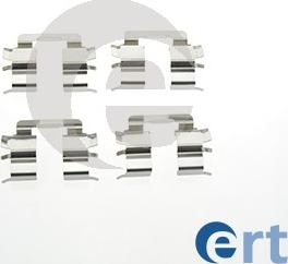 ERT 420157 - Комплектуючі, колодки дискового гальма autozip.com.ua
