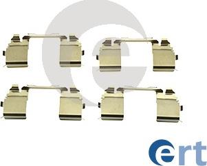 ERT 420174 - Комплектуючі, колодки дискового гальма autozip.com.ua