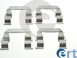 ERT 420244 - Комплектуючі, колодки дискового гальма autozip.com.ua