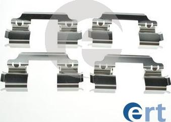 ERT 420241 - Комплектуючі, колодки дискового гальма autozip.com.ua