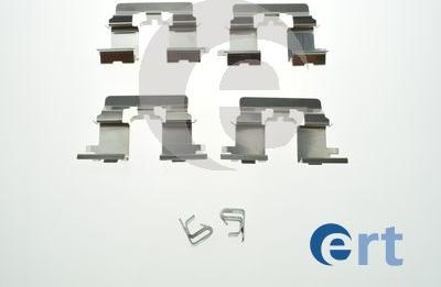 ERT 420247 - Комплектуючі, колодки дискового гальма autozip.com.ua