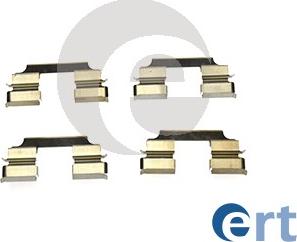 ERT 420204 - Комплектуючі, колодки дискового гальма autozip.com.ua