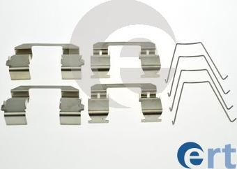 ERT 420286 - Комплектуючі, колодки дискового гальма autozip.com.ua
