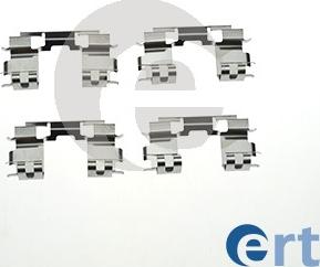 ERT 420271 - Комплектуючі, колодки дискового гальма autozip.com.ua