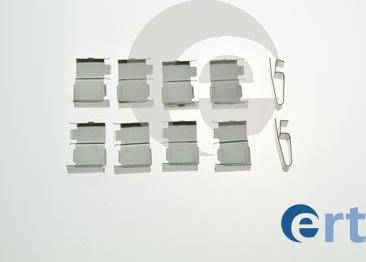 ERT 420277 - Комплектуючі, колодки дискового гальма autozip.com.ua
