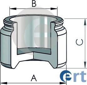 ERT 150593-C - Поршень, корпус скоби гальма autozip.com.ua