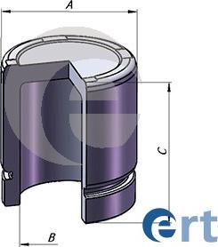 ERT 151248-C - Поршень, корпус скоби гальма autozip.com.ua