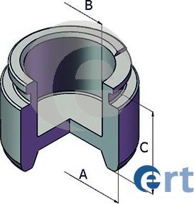 ERT 150855-C - Поршень, корпус скоби гальма autozip.com.ua