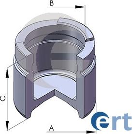 ERT 150291-C - Поршень, корпус скоби гальма autozip.com.ua