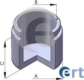 ERT 150591-C - Поршень, корпус скоби гальма autozip.com.ua